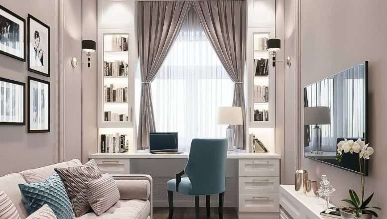 Дизайн для маленькой спальни гостиной