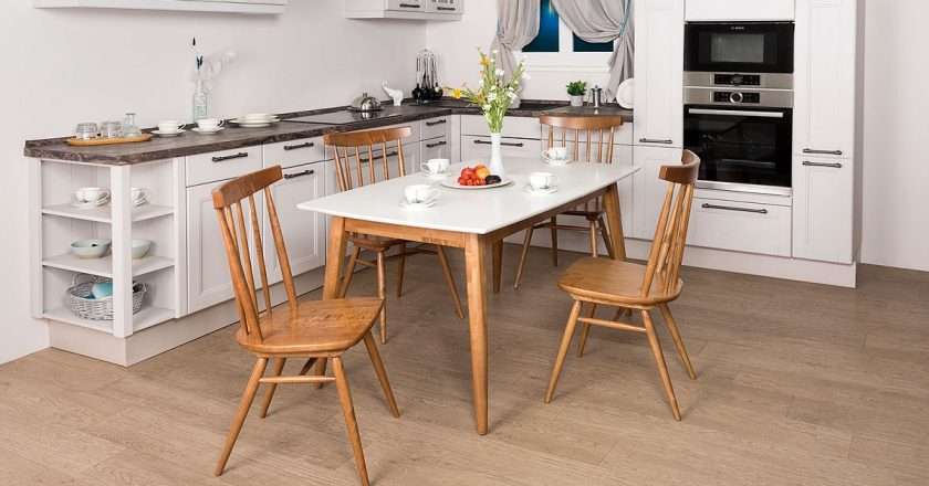Дизайн кухни: выбираем идеальный стол для обеденной зоны