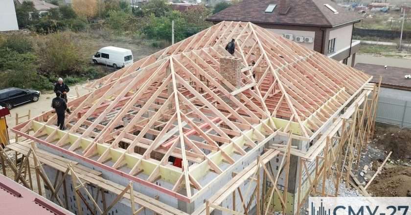 Кровля вальмовая в вальмовой крыше