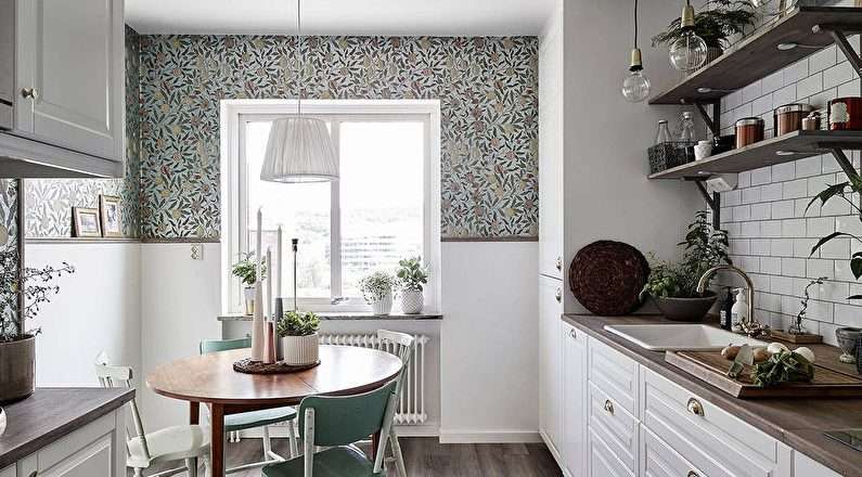 Кухня дизайн фото обои для кухни