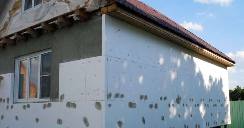 Пенопласт для утепления деревянного дома снаружи