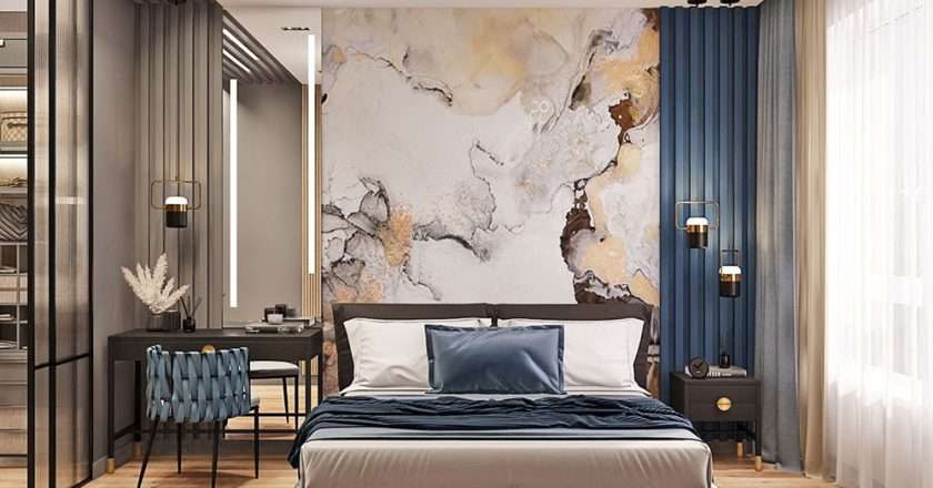 Современный дизайн спальни в квартире