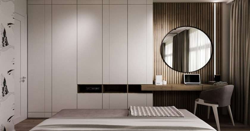 Современный дизайн шкафов для спальни