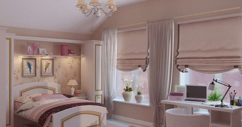 Создание идеальной спальни для девушек