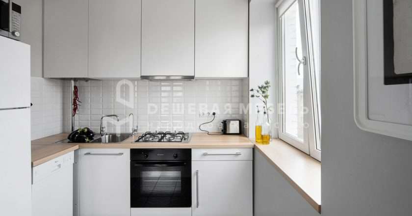 Стильный и недорогой дизайн для маленькой кухни