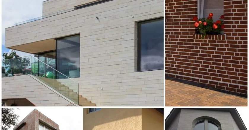 Фасады домов: популярные материалы и варианты отделки