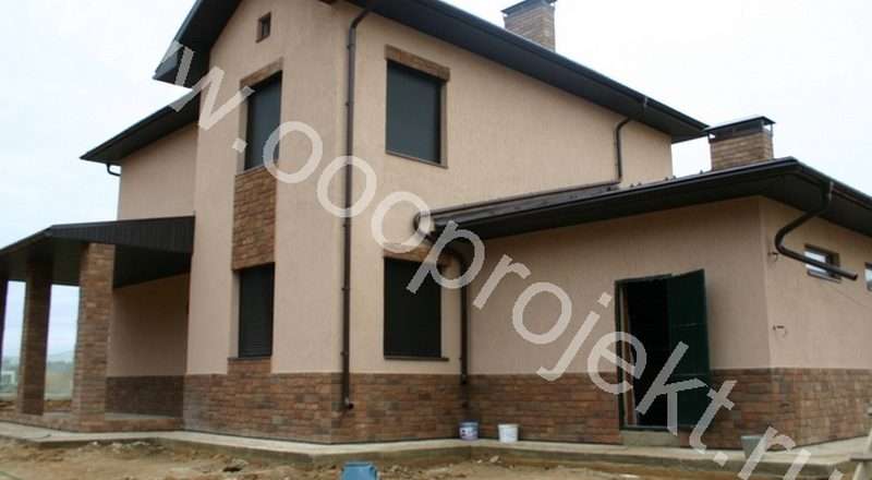 Фасады частных домов короедом