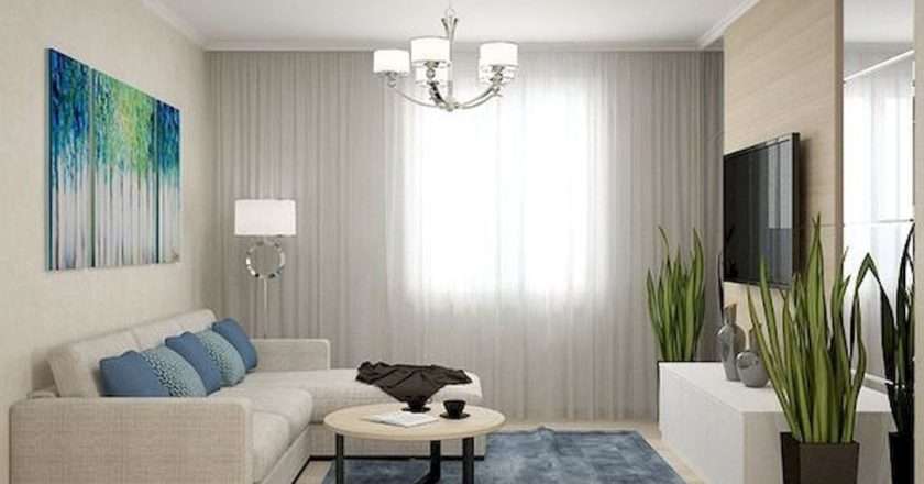 Фото дизайна зала в маленькой квартире