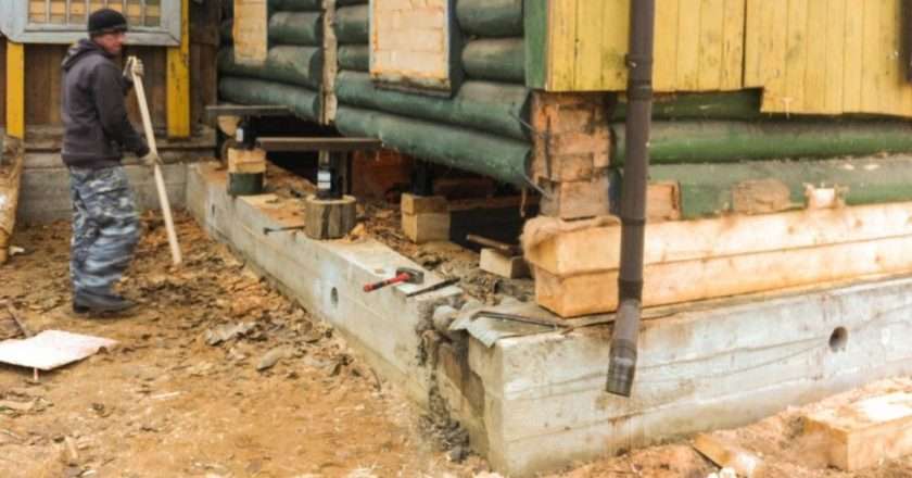 Фундамент старого деревянного дома: проблемы и решения